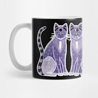 Space Cat Twins Mug